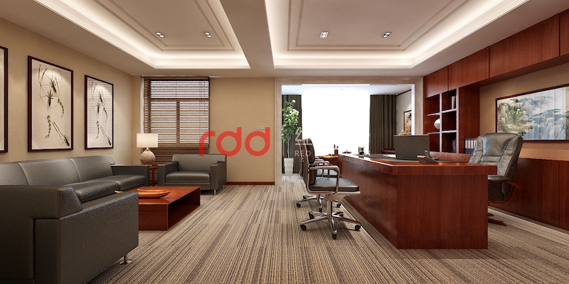 廣州辦公室設計暢聊CEO辦公室裝修設計-2.jpg