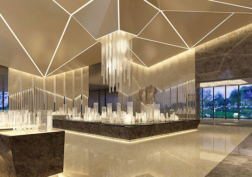 美盛星悅匯售樓中心設(shè)計(jì)裝修