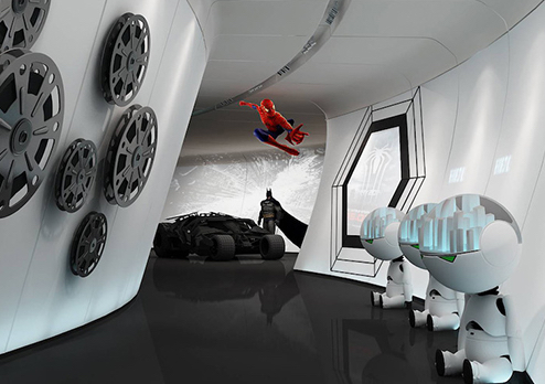 青島科技公司銷售中心設(shè)計(jì)裝修