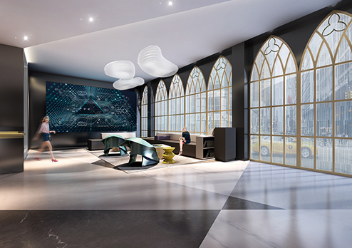 廣之鳳歐圣德高端門窗展廳設計