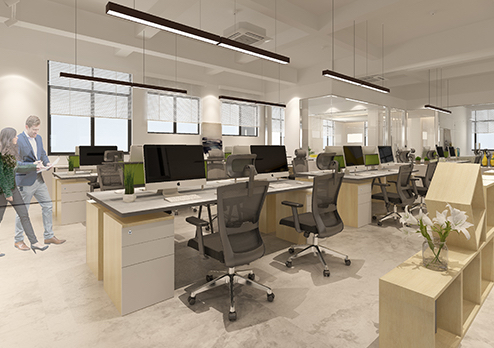 廣東優光反光材料有限公司辦公室裝修設計